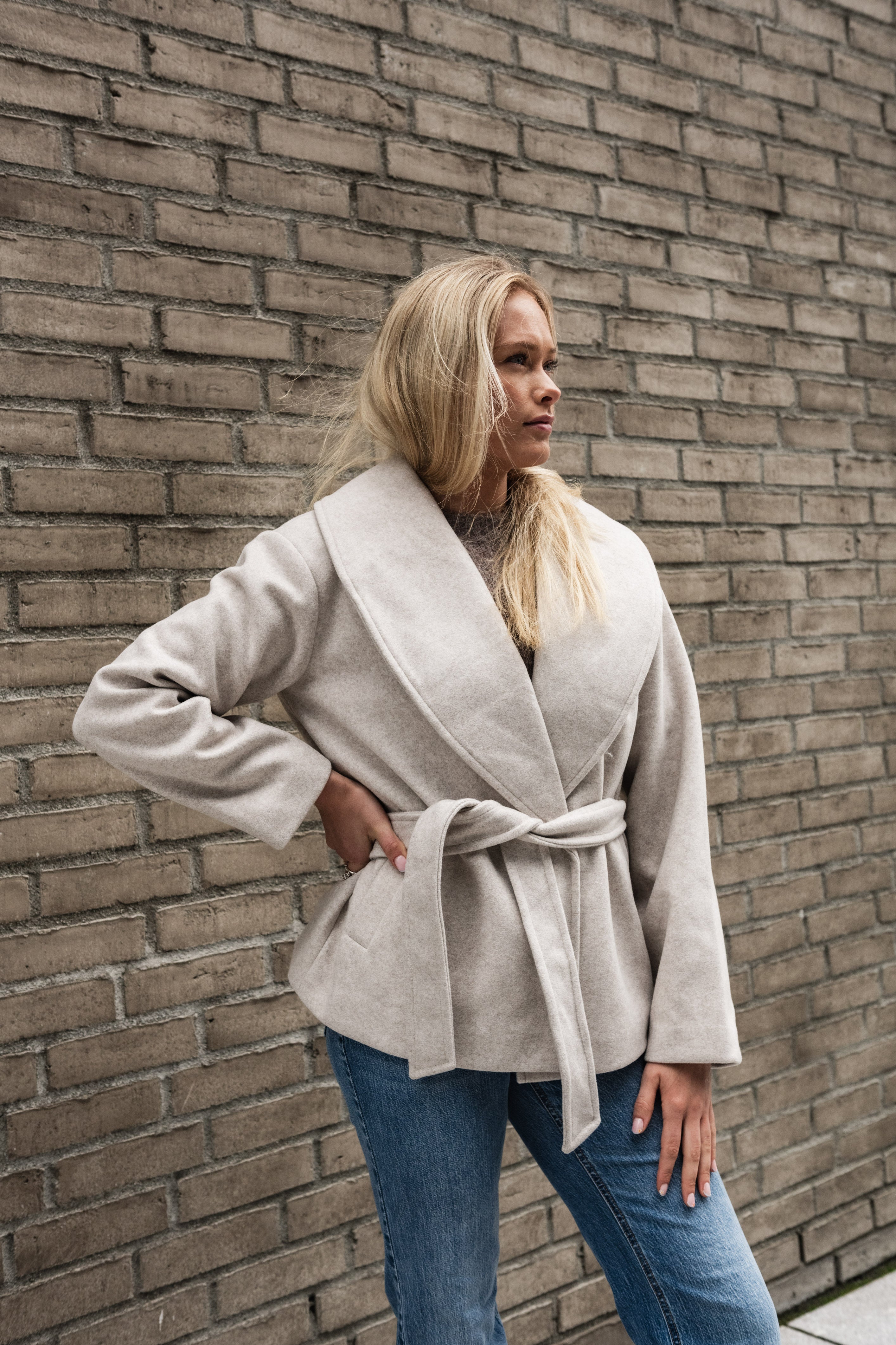 VMANNE Jacket - Oatmeal